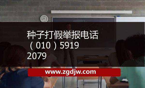 種子打假舉報(bào)電話 （010）59192079 