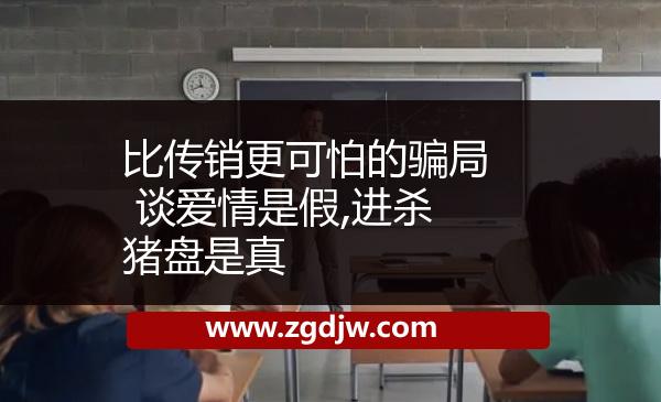比傳銷更可怕的騙局 談愛情是假,進(jìn)殺豬盤是真 